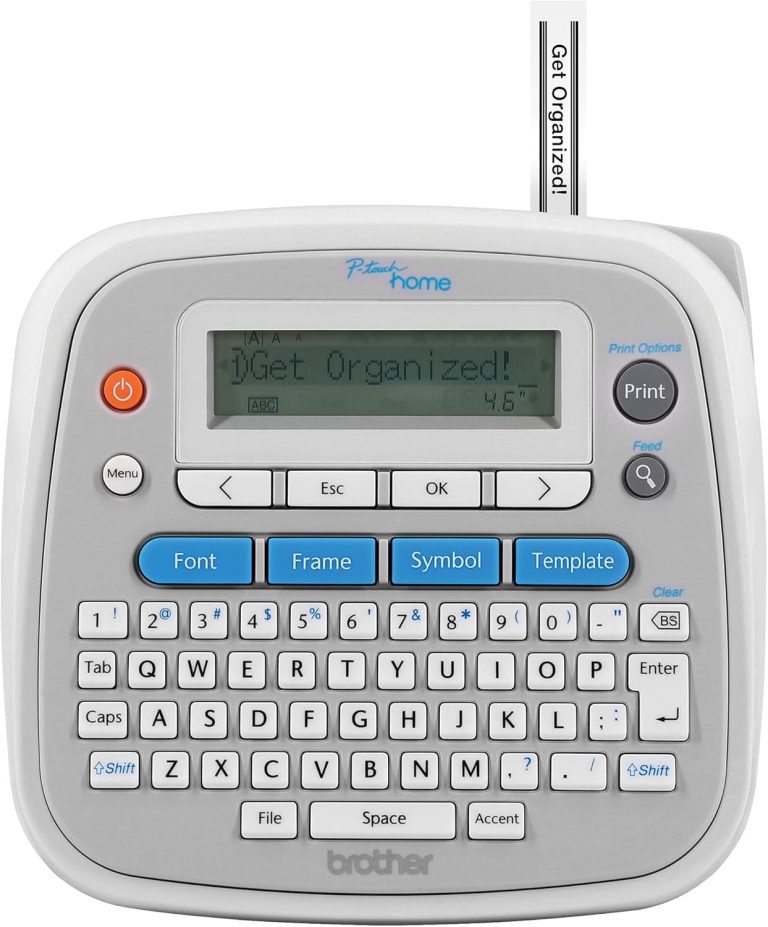 Brother P-Touch Home Personal Label Maker – PT-D202,Grey